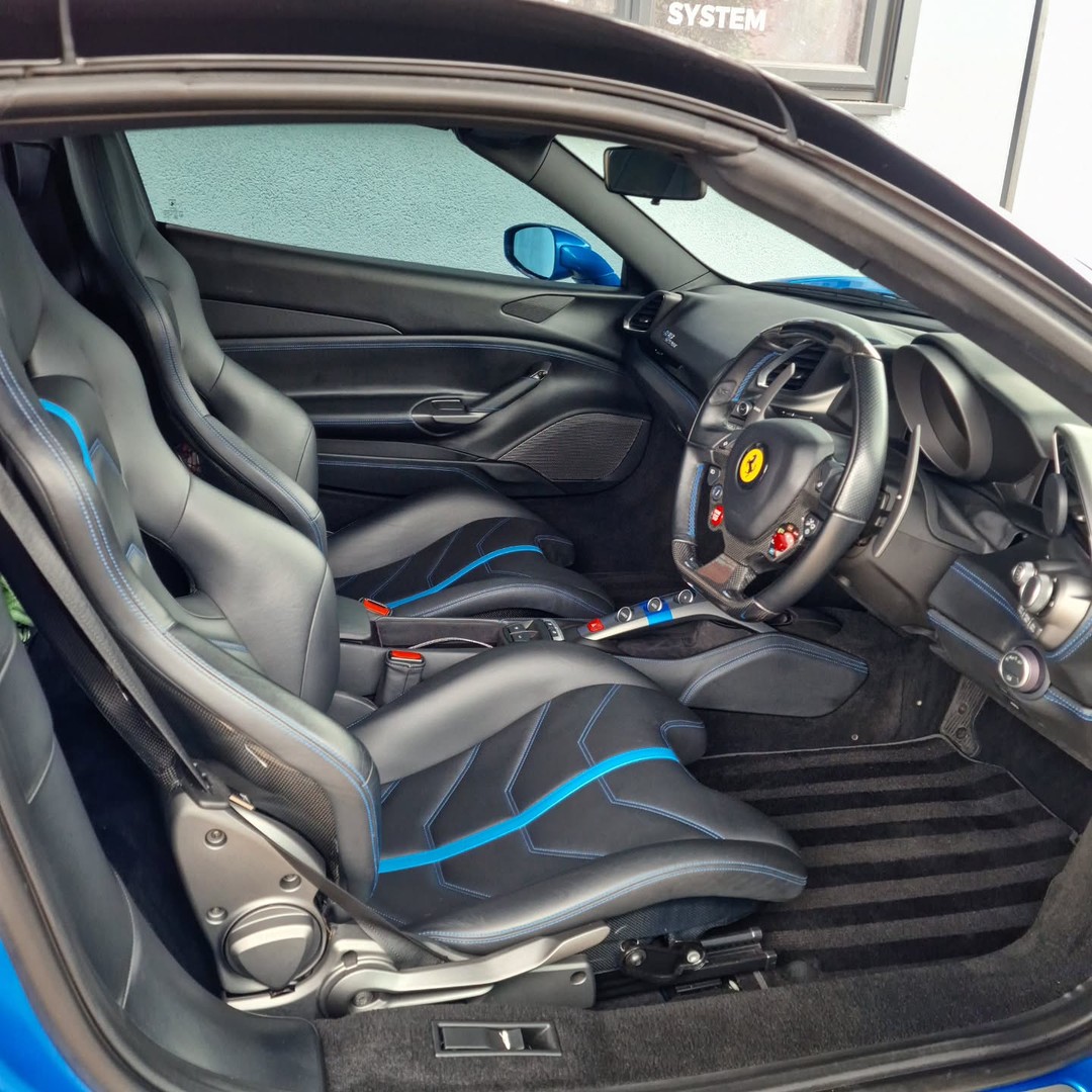 Mercer's Auto Detailing — Ferrari 488 spider interior detail